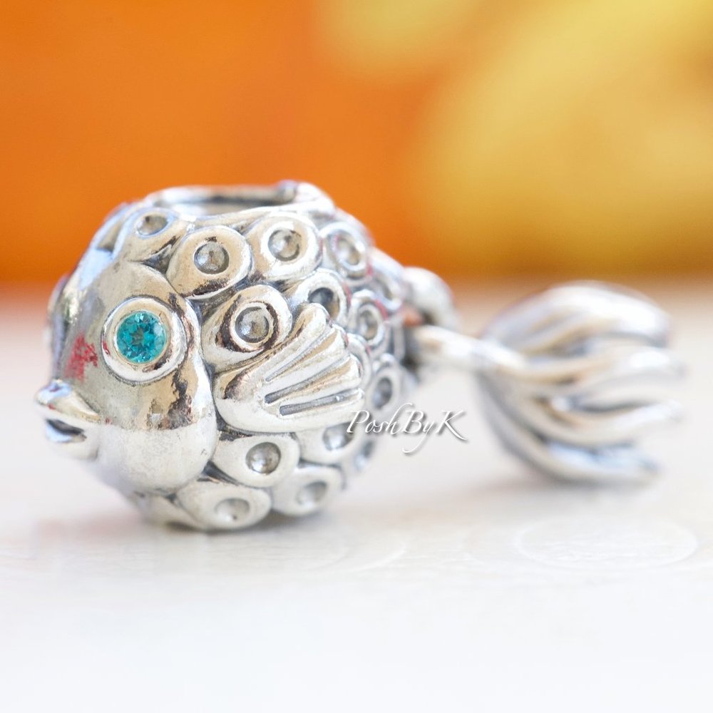 Pandora Topaz Splish Splash Fish Charm 791108TPP
